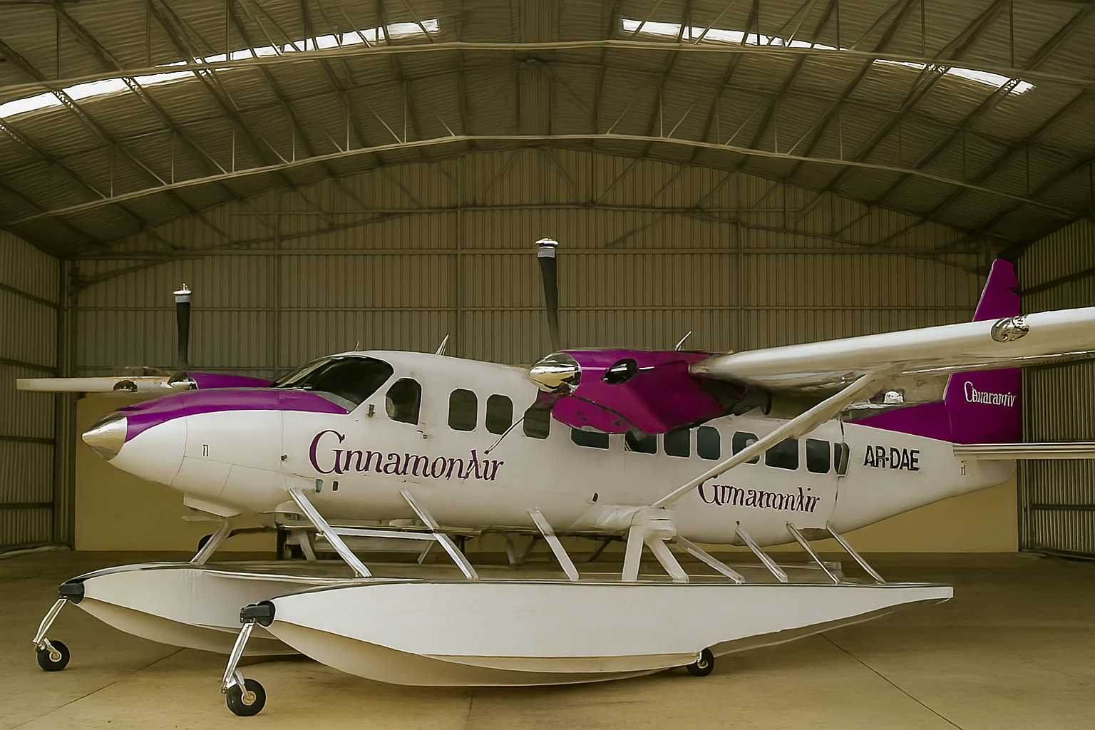 Two Cinnamon Air sea