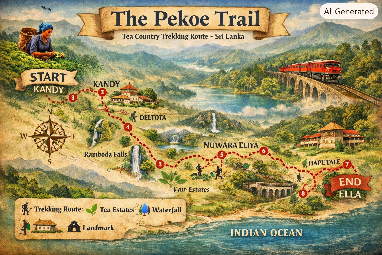 You are currently viewing The Pekoe Trail – A Journey Through Sri Lanka’s Tea Heartland